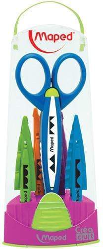 AussieSuperStore Art & Craft Essentials Craft Maped Scissors Craft Maped Scissors |Blades,Knives,Cutters | Craft Scissors for Kids 3154146010052 17121